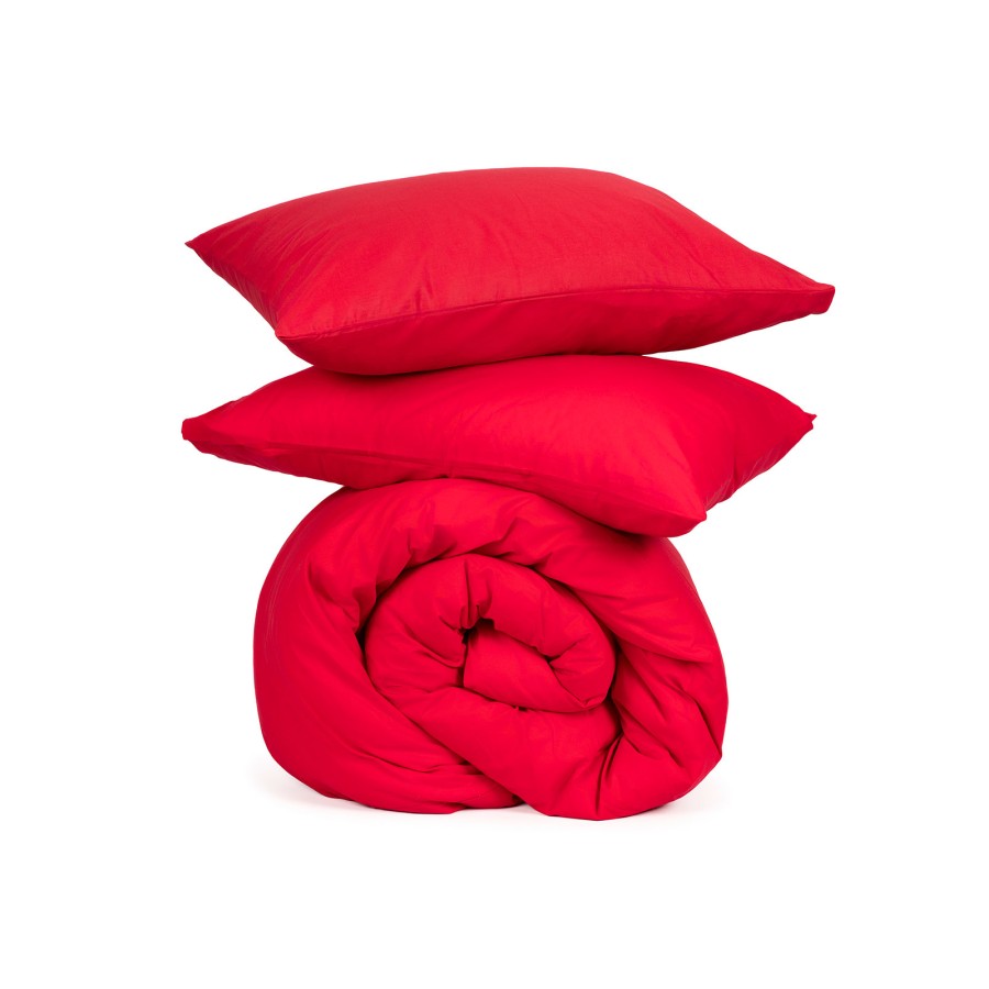 Παπλωματοθήκη Cotton Feelings 113 Red Διπλή (200x250)