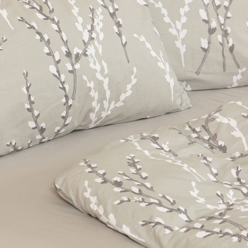 Παπλωματοθήκη Cotton Feelings 2054 Grey Μονή (170×250)