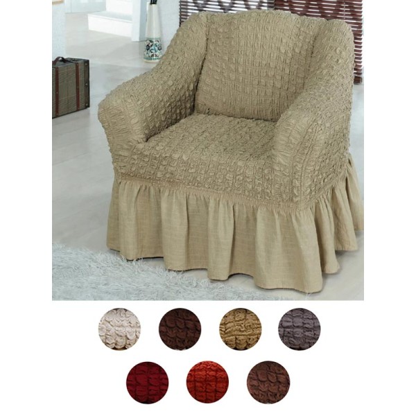 Κάλυμμα σαλονιού Γκοφρέ Red