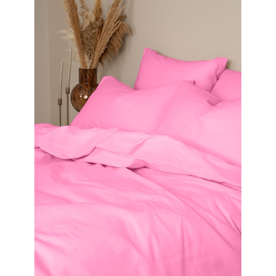 Σετ Σεντόνια Cotton Feelings 112 Fuchsia Μονό με λάστιχο(105x205+30)