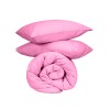 Σετ Σεντόνια Cotton Feelings 112 Fuchsia Μονό με λάστιχο(105x205+30)
