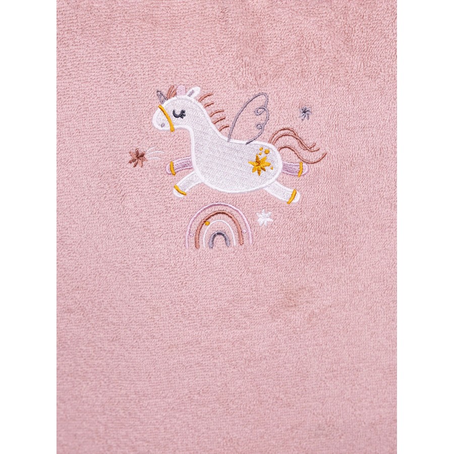 Fluffy Κεντητό Πόντσο Powder one size