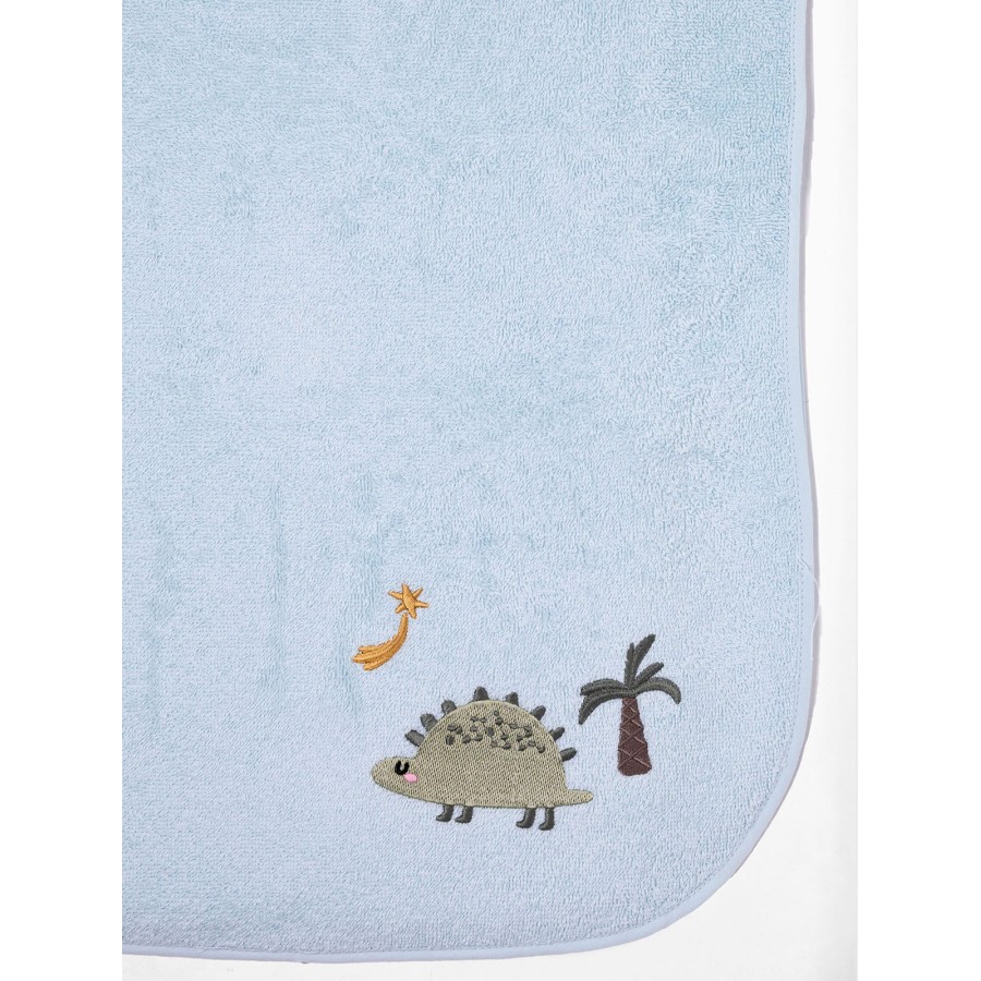 Fluffy Κεντητό Πόντσο Mint one size