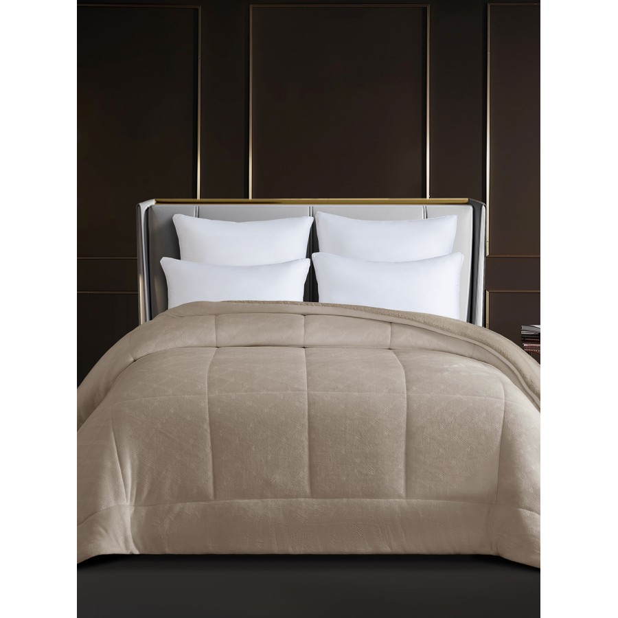 Κουβερτοπάπλωμα Dalia Mocha Υπέρδιπλο (220x240)