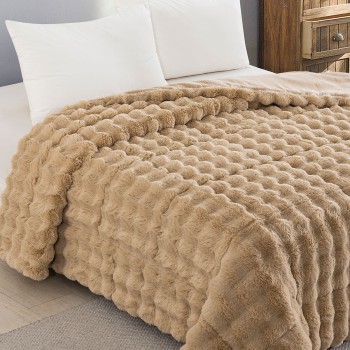 Κουβερτοπάπλωμα Rabbit Beige Μονό (160x220)