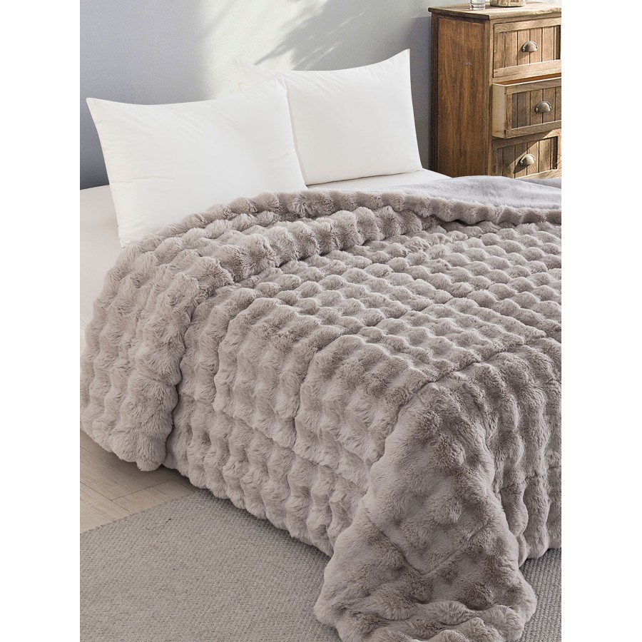 Κουβερτοπάπλωμα Rabbit Light Grey Υπέρδιπλο (220x240)