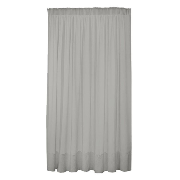 Κουρτίνα γάζα Light Grey 300x280