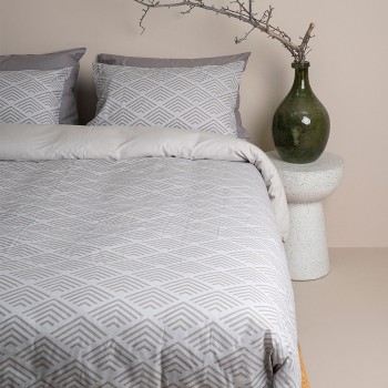 Παπλωματοθήκη Cotton Feelings 2048 Grey Υπέρδιπλη (230x250)