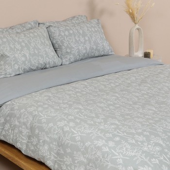 Παπλωματοθήκη Cotton Feelings 2050 Grey Μονή (170×250)