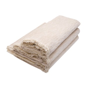 Ριχτάρι Σενίλ Ecru Μονοθέσιο