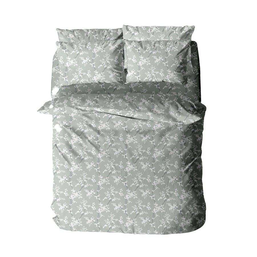 Παπλωματοθήκη Menta Εμπριμέ 480 Grey Μονή (170x250)