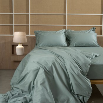 Παπλωματοθήκη Βαμβακοσατέν Omnia Aqua Υπέρδιπλη (220x240)