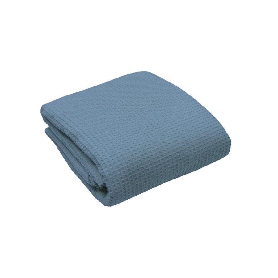 Κουβέρτα πικέ cotton Blue King Size (240x260)