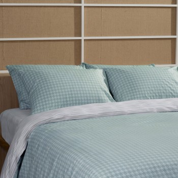 Μαξιλαροθήκη Cotton Feelings 2064 Aqua 50x70