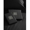 Μαξιλαροθήκες Βαμβακοσατέν Omnia Oxford Black 50x70