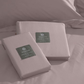 Μαξιλαροθήκες Βαμβακοσατέν Omnia Oxford Powder 50x70