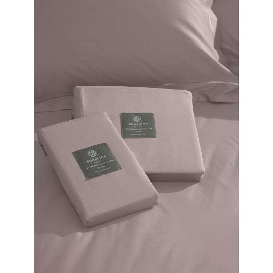 Μαξιλαροθήκες Βαμβακοσατέν Omnia Oxford Powder 50x70