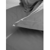 Μαξιλαροθήκες Βαμβακοσατέν Omnia Oxford Grey 50x70