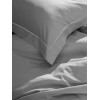 Μαξιλαροθήκες Βαμβακοσατέν Omnia Oxford Grey 50x70