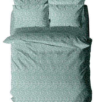 Μαξιλαροθήκη Menta Εμπριμέ 420 Aqua 50x70