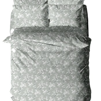 Μαξιλαροθήκη Menta Εμπριμέ 480 Grey 50x70