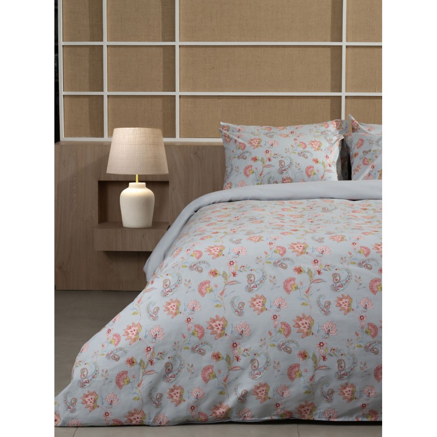 Σετ Σεντόνια Cotton Feelings 2068 Grey Μονό (165x270)