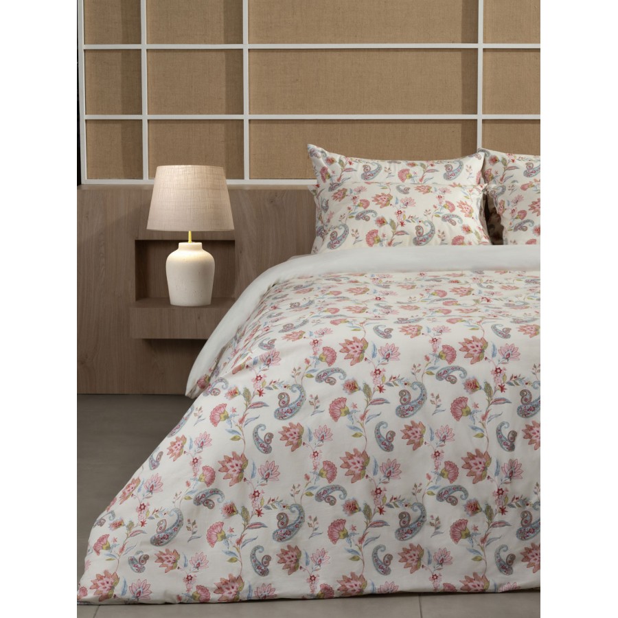 Σετ Σεντόνια Cotton Feelings 2068 Ecru Μονό με λάστιχο(105x205+30)