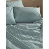 Σετ Σεντόνια Cotton Feelings 2064 Aqua Υπέρδιπλο με λάστιχο (170x205+30)