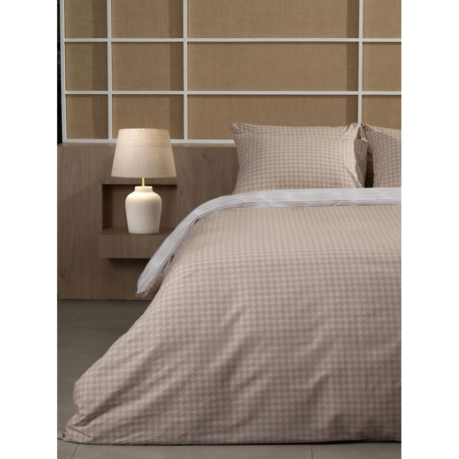 Σετ Σεντόνια Cotton Feelings 2064 Beige King Size (260x270)