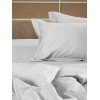 Σετ Σεντόνια Βαμβακοσατέν Omnia μονόχρωμα White King Size (280x300)