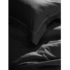 Σετ Σεντόνια Βαμβακοσατέν Omnia μονόχρωμα Black King Size (280x300)