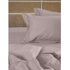 Σετ Σεντόνια Βαμβακοσατέν Omnia μονόχρωμα Powder King Size (280x300)
