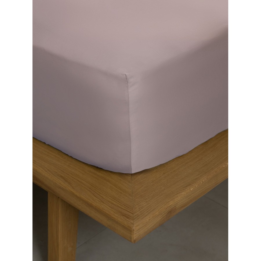 Κατωσέντονο Βαμβακοσατέν Omnia με λάστιχο Powder Υπέρδιπλο (180x200+40)