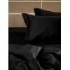 Σεντόνι Βαμβακοσατέν Omnia φλατ Black Υπέρδιπλο (250×280)