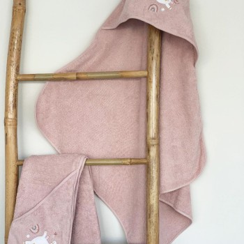 Fluffy Κεντητή Κάπα Powder 75x75