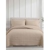 Κουβερλί Check Sand Υπέρδιπλο (220x240)