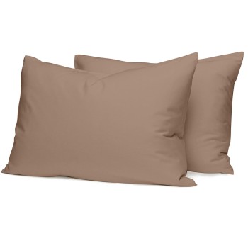 Μαξιλαροθήκες Cotton Feelings 118 Brown 50x70