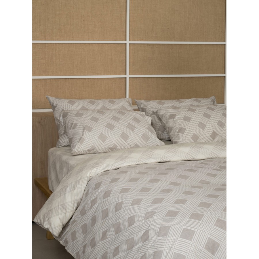 Μαξιλαροθήκες Cotton Feelings 2072 Beige 50x70