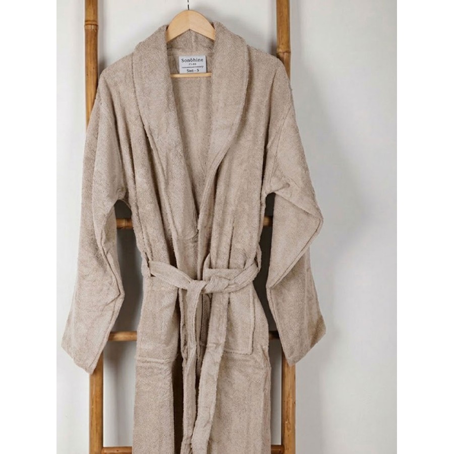 Μπουρνούζι Sato Beige Large