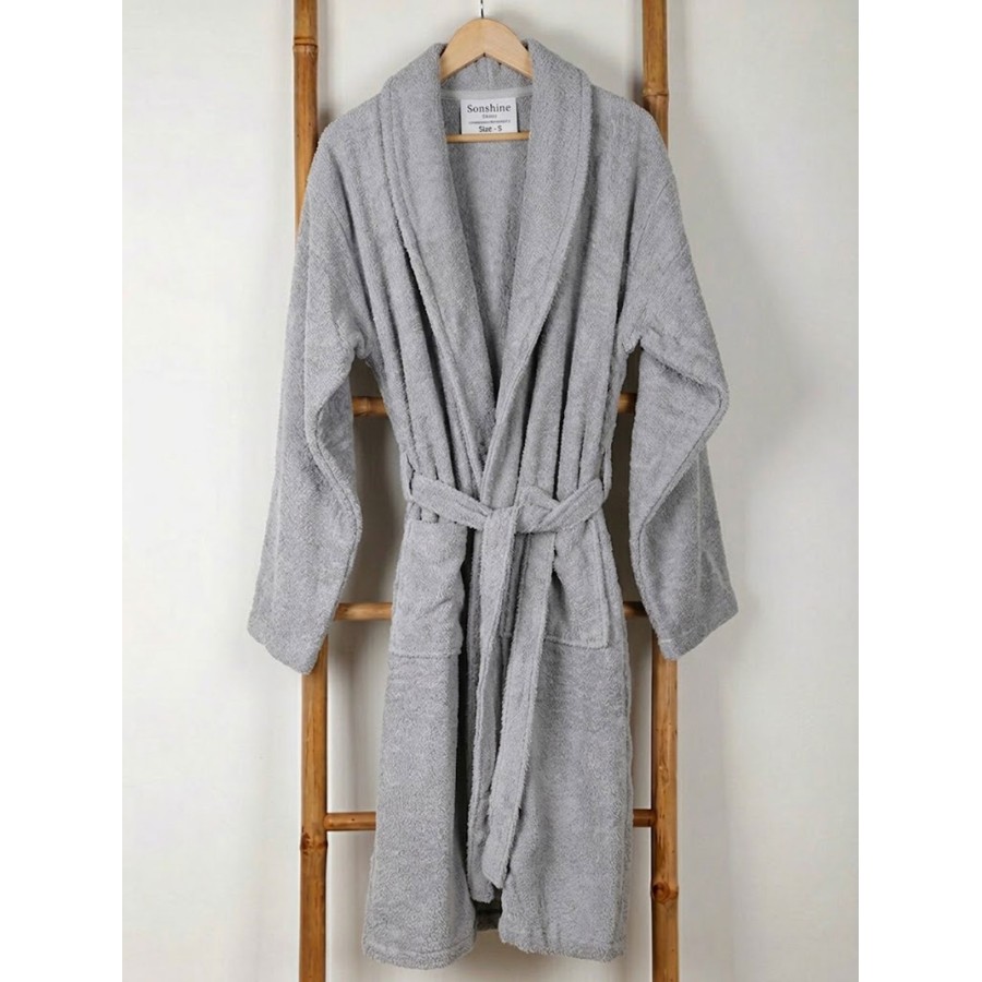 Μπουρνούζι Sato Light Grey XLarge