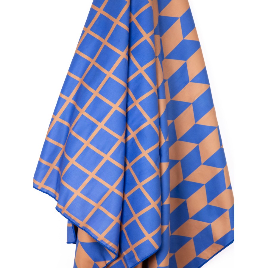 Πετσέτα Θαλάσσης Sea View Cubic Blue 80x180