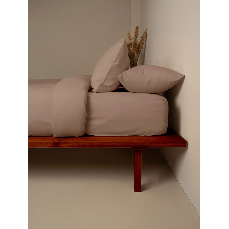 Κατωσέντονο Cotton Feelings 118 Brown Μονό (100x200+30)