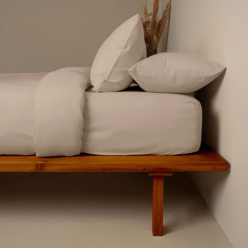 Κατωσέντονο Cotton Feelings 119 Mocha Μονό (100x200+30)
