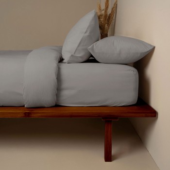 Κατωσέντονο Cotton Feelings 122 Paloma Grey Μονό (100x200+30)