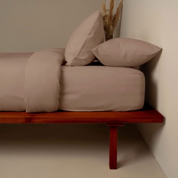 Κατωσέντονο Cotton Feelings 118 Brown Ημίδιπλο (120x200+30)