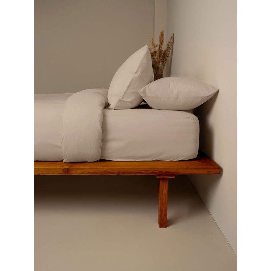 Κατωσέντονο Cotton Feelings 119 Mocha Ημίδιπλο (120x200+30)