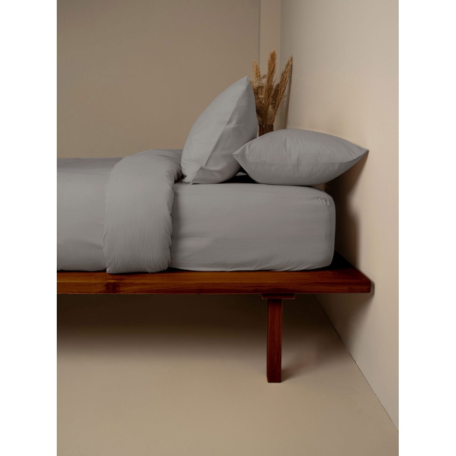 Κατωσέντονο Cotton Feelings 122 Paloma Grey Διπλό (160x200+30)