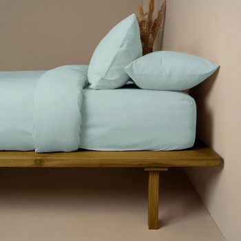 Κατωσέντονο Cotton Feelings 114 Light Aqua Υπέρδιπλο (180x200+30)