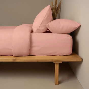 Κατωσέντονο Cotton Feelings 116 Light Pink Υπέρδιπλο (180x200+30)