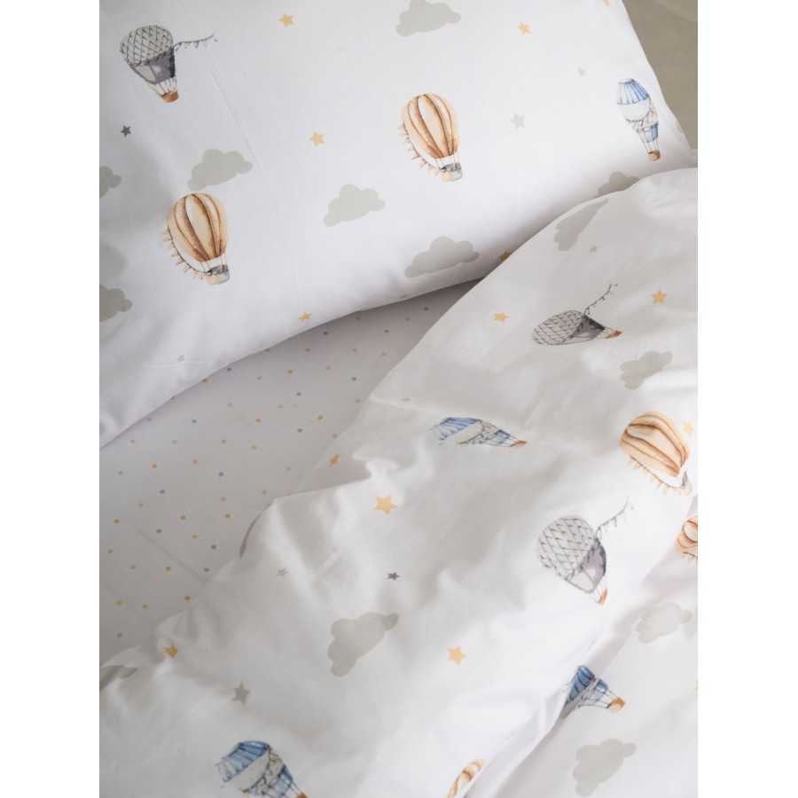 Σετ Σεντόνια Cotton Feelings 48 Μονό με λάστιχο(105x205+30)